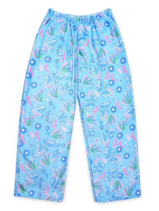 Iscream Other - Iscream Blue Butterfly Plush Pajama Pants (Medium 10/12)